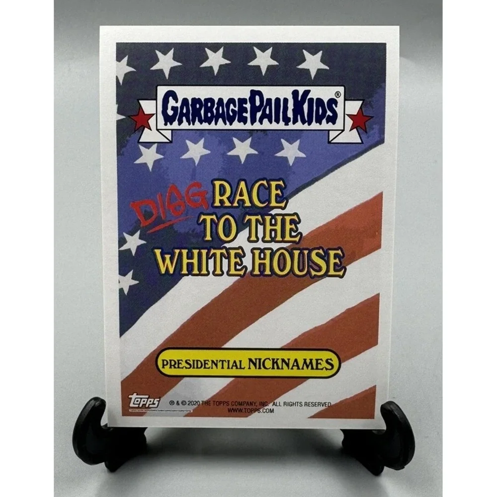 2020 Topps Garbage Pail Kids GPK Disgrace to the‎ White House #26A Crazy Bernie
